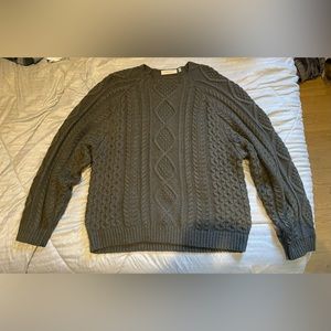 Fear of God Essentials Oversize Cable Knit Sweater